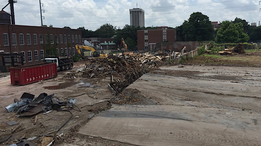 University of Kentucky, Scott Street demolition photo 1