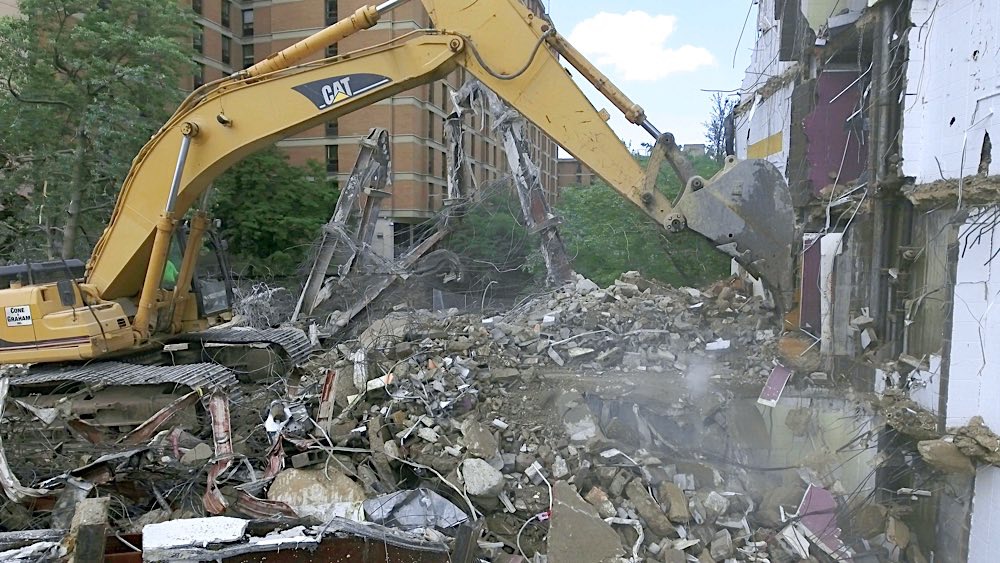 University of Tennessee, Knoxville, Humes Hall demolition photo 3