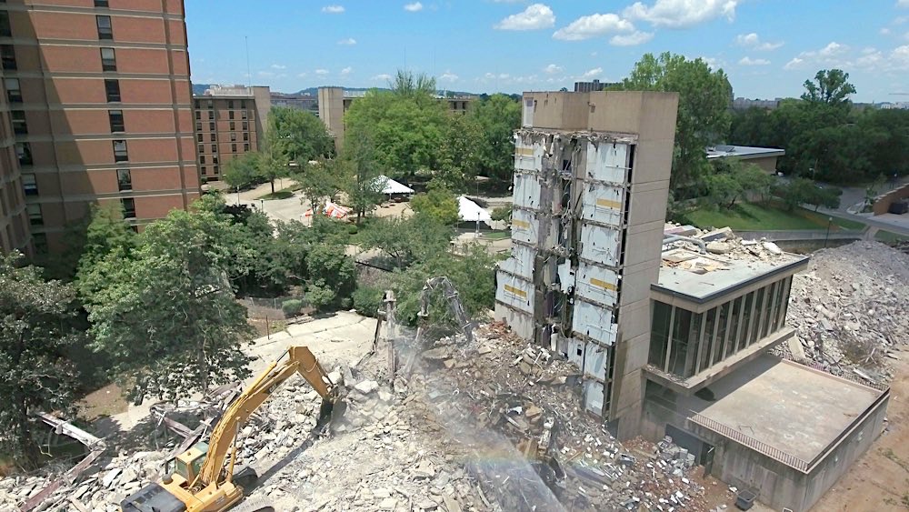 University of Tennessee, Knoxville, Humes Hall demolition photo 4