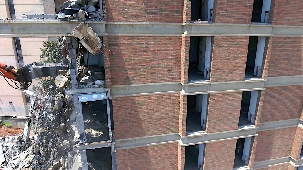 University of Tennessee, Knoxville, Humes Hall demolition photo 6