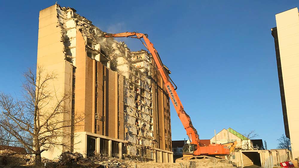UT Knoxville, Morrill Hall demolition photo 8