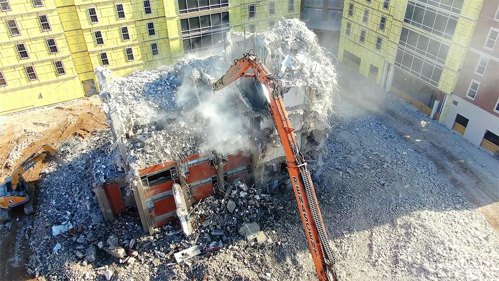 WKU Barnes-Campbell Hall demolition photo 10