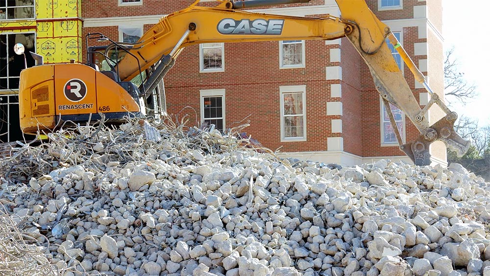 WKU Barnes-Campbell Hall demolition photo 13