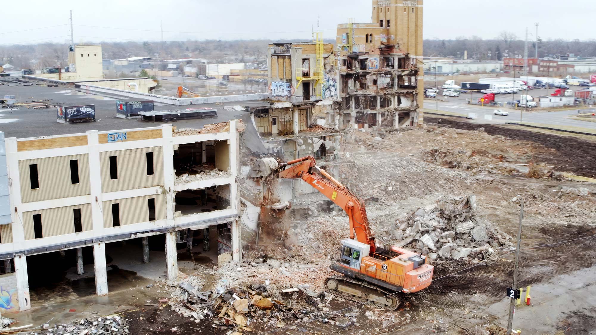 American Motors Corp. HQ demolition photo 7