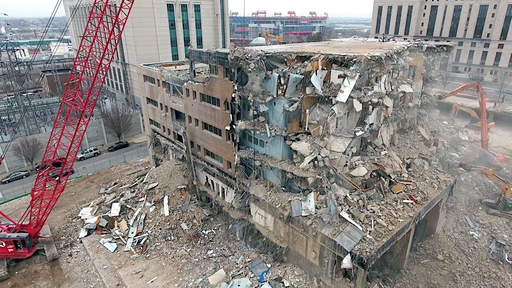Criminal Justice Center demolition photo 2