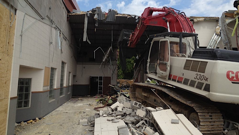 Pike Township School demolition photo 1