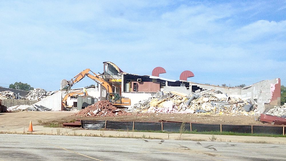 Pike Township School demolition photo 2