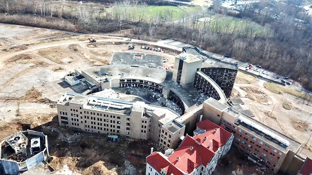 Reid Hospital demolition photo 3