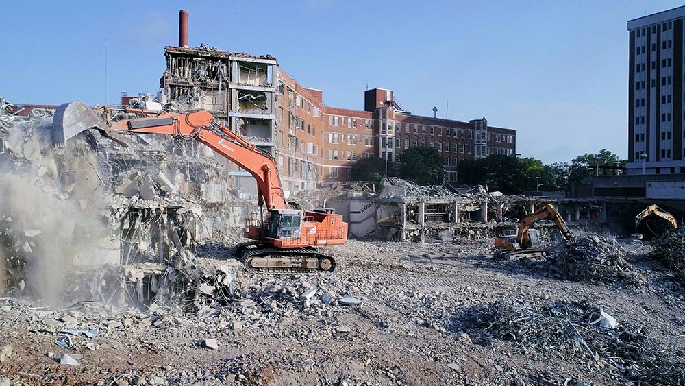 St. Mary’s Hospital demolition photo 2
