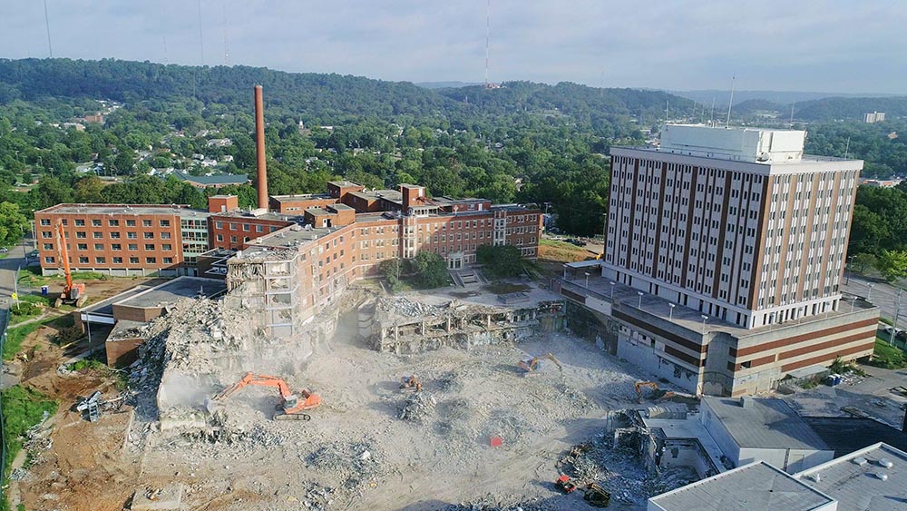 St. Mary's Hospital demolition photo 3
