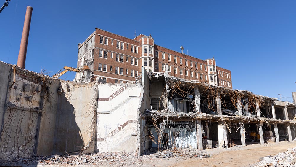 St. Mary's Hospital demolition photo 4